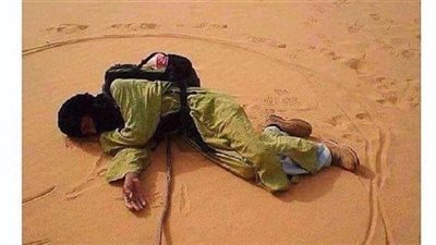 لماذا رسـم دائرة ووضع العصا تحته؟